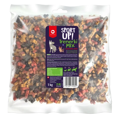 Przysmak Maced Sport Up!! Trenerki Mix 1 kg dla psów wszystkich ras