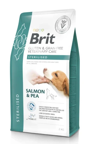 Karma sucha Brit veterinary Brit GF Veterinary Diets Sterilised Łosoś