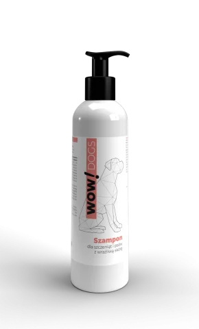 Higiena Over Zoo Wow! Dogs Szampon Dla Szczeniąt I Psów Z Wrażliwą Skórą 250 ml