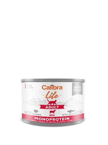 Karma mokra Calibra Adult Life dla kota z wołowiną 200 g