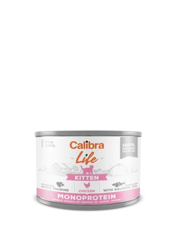 Karma mokra Calibra Cat Life Kitten dla kota z kurczakiem 200 g