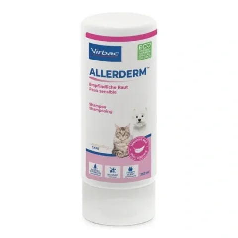 Higiena Virbac Allerderm Szampon Dla Psów I Kotów Do Skóry Wrażliwej 250 ml