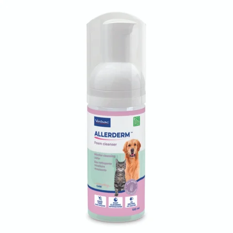 Higiena Virbac Allerderm Pianka Oczyszczająca Dla Psa I Kota 100 ml