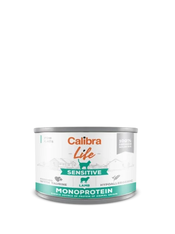 Karma mokra Calibra Cat Life Sensitive dla kota z jagnięciną 200 g