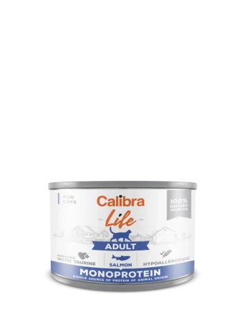 Karma mokra Calibra Cat Adult Life dla kota z łososiem 200 g