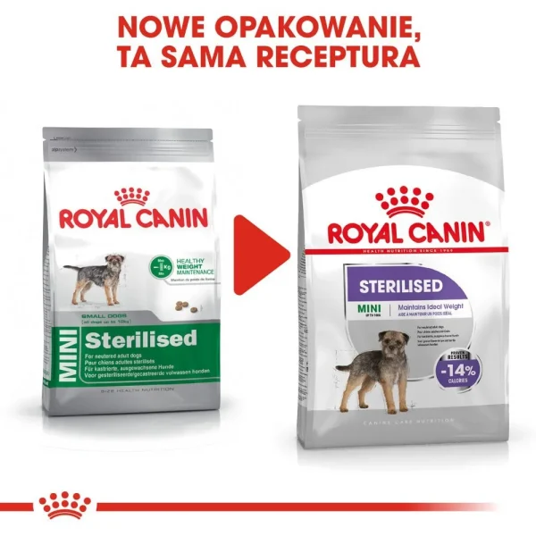 Karma sucha Royal Canin Sterilised Mini dla małych ras po sterylizacji 1 kg — widok 2