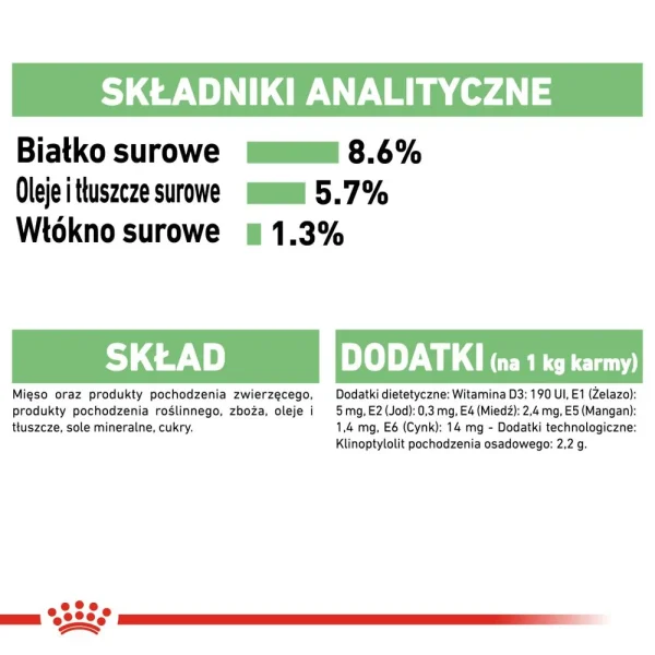 Karma mokra Royal Canin Digestive Care Pasztet 12x85 g — widok 3