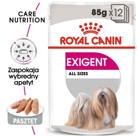 Karma mokra Royal Canin Exigent Pasztet dla psów wszystkich ras 12x85 g