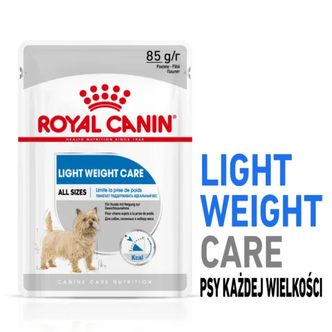 Karma mokra Royal Canin Light Weight Care Pasztet dla psów 12x85 g