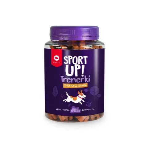 Przysmak MACED Sport Up!! Trenerki z Olejem z Łososia Olej z łososia 300 g