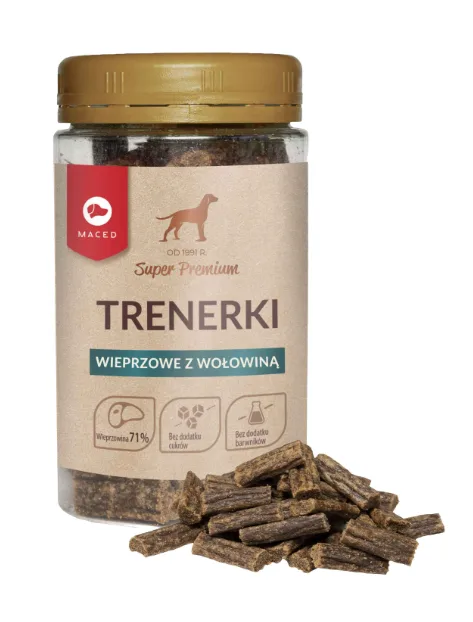 Przysmak Maced Trenerki Wieprzowe z Wołowiną 150 g