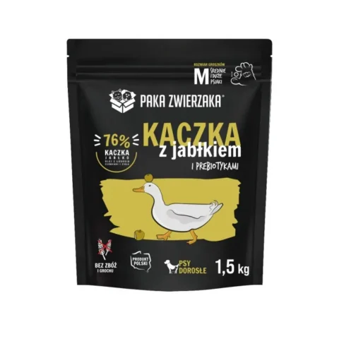 Karma sucha Paka Zwierzaka Seventh Heaven dla psów z kaczką 1,5 kg
