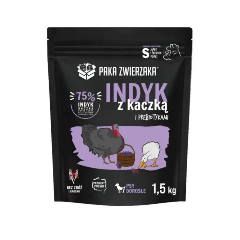 Karma sucha Paka Zwierzaka Seventh Heaven dla dorosłych psów małych ras Indyk z kaczką