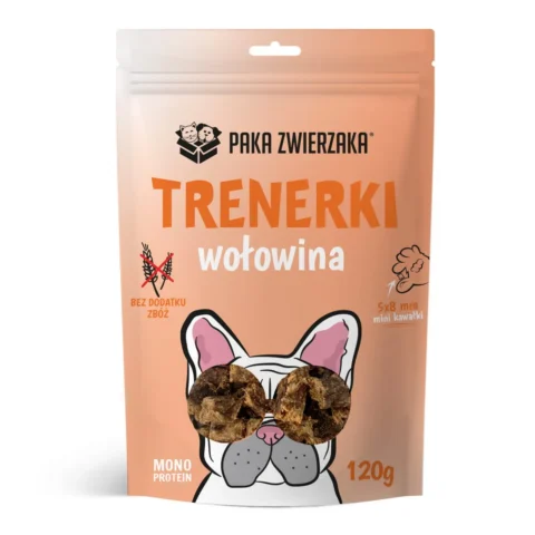 Przysmak Paka Zwierzaka Trenerki Przysmak Dla Psów Wołowina 120 g
