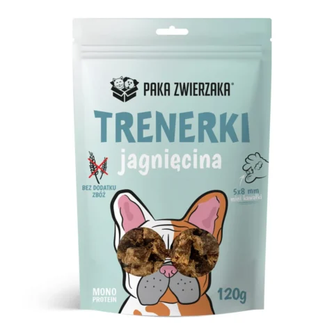 Przysmak Paka Zwierzaka Trenerki Przysmak Dla Psów Jagnięcina 120 g