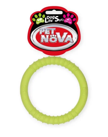 Zabawka Ringo Pet Nova Dog Life Style Żółta Aromat Mięty