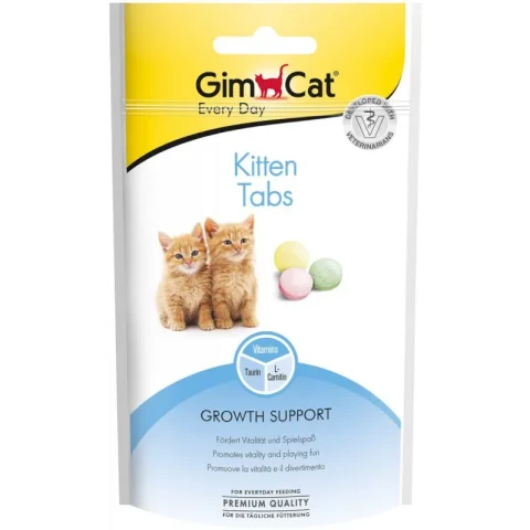 Przysmak GimCat Kitten Tabs dla kociąt 40 g
