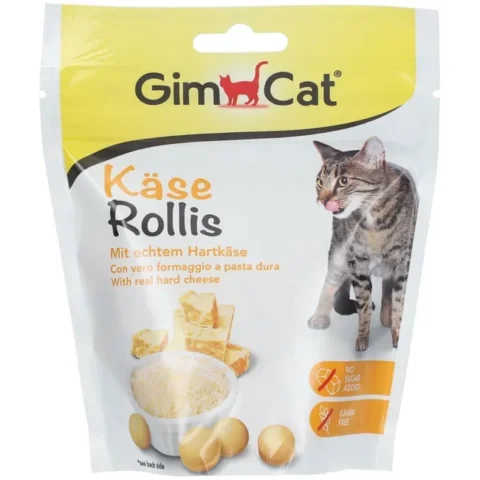 Przysmak Gimcat Käse Rollis z serem dla kota 425 g