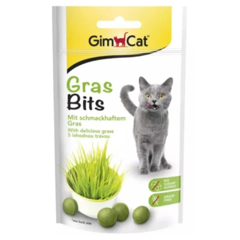 Przysmak Gimcat Grasbits z trawą dla kota 425 g