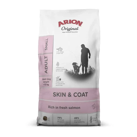 Karma sucha Arion Original Skin & Coat dla dorosłych psów ras małych z łososiem