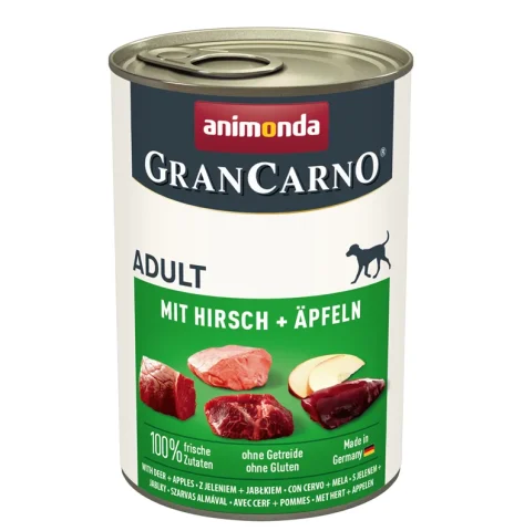 Karma mokra Animonda GranCarno Adult Dog Jeleń & Jabłko 400 g