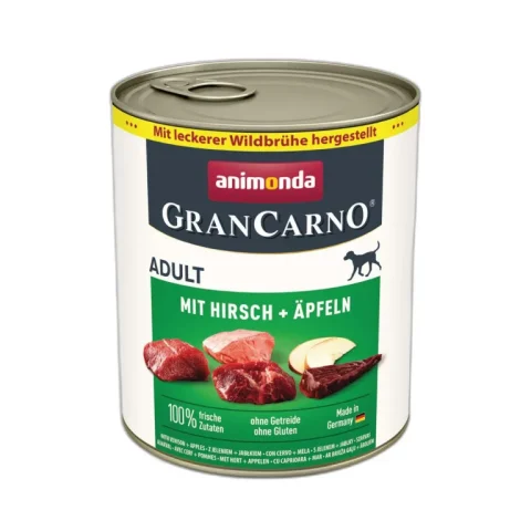 Karma mokra Animonda GranCarno Adult Dog Jeleń & Jabłko 800 g