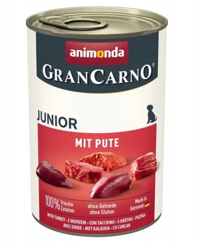 Karma mokra Animonda GranCarno Junior Indyk 400 g