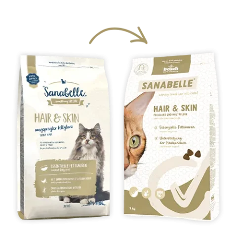 Karma sucha Bosch Sanabelle Hair & Skin dla dorosłych kotów 8 kg