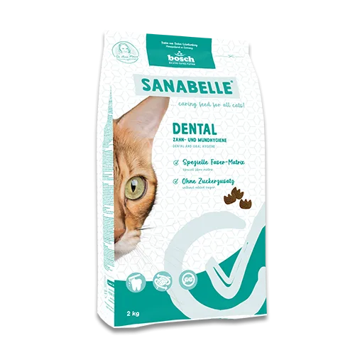 Karma sucha Bosch Sanabelle Dental dla dorosłych kotów 8 kg — widok 5