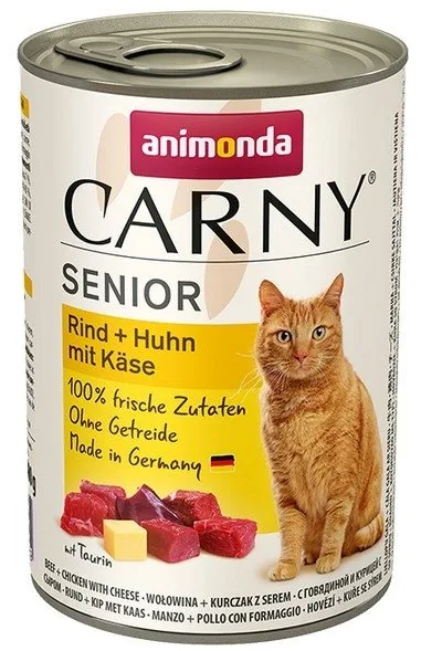 Karma mokra Animonda Carny Senior Wołowina, Kurczak, Ser 400 g