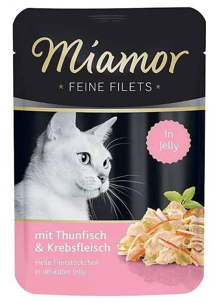 Karma mokra Miamor Feine Filets Tuńczyk z krabem 100 g