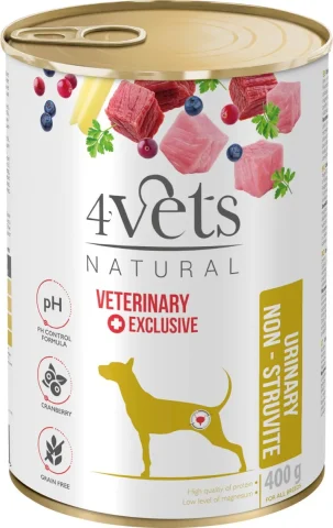 Karma mokra 4Vets Natural Dog Urinary Non-struvite 400 g