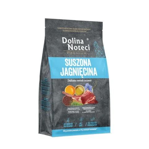 Karma sucha Dolina Noteci Premium dla dorosłych kotów Jagnięcina 2 kg
