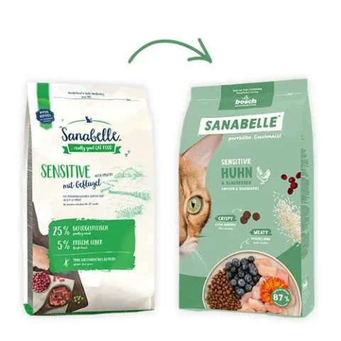 Karma sucha BOSCH Sanabelle Sensitive Drób dla dorosłych kotów 8 kg
