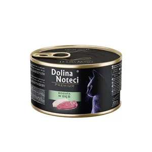 Karma mokra Dolina Noteci Premium Bogata w Gęś dla kota 185 g