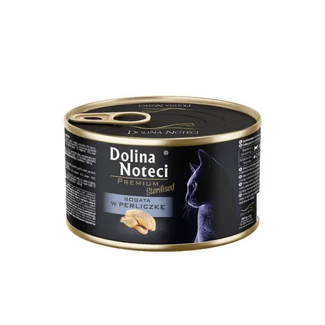 Karma mokra Dolina Noteci Premium Sterilised dla kota po sterylizacji Perliczka 185 g