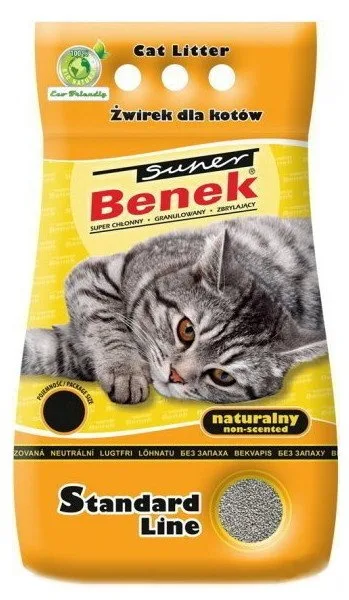 Żwirek higieniczny Certech-Super Benek Standard Line Naturalny