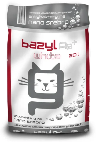 Żwirek bentonitowy Celpap Bazyl Ag+