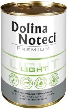 Karma mokra Dolina Noteci Premium Light dla mało aktywnych psów 400 g