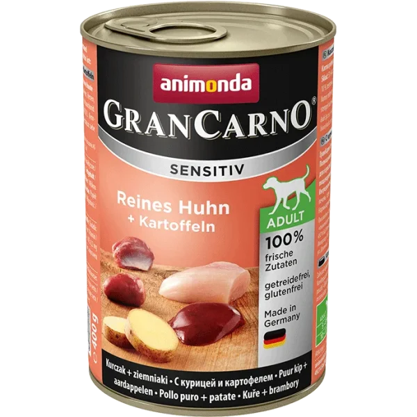 Karma mokra Animonda GranCarno Sensitiv Adult Dog Kurczak i ziemniaki 400 g — widok 2