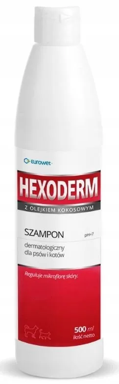 Higiena Eurowet Szampon Hexoderm 500 ml