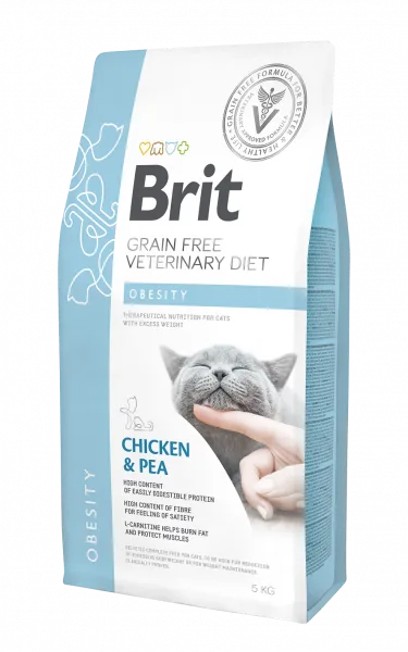 Pasta kaloryczna Brit veterinary Brit Veterinary Diet Cat Obesity dla kociąt kurczak