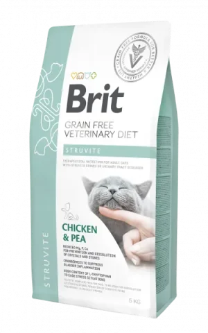 Karma sucha Brit Veterinary Diet Cat Struvite dla dorosłych kotów Kurczak z groszkiem 2 kg