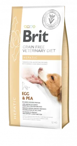 Karma sucha Brit Veterinary Diet Hepatic Jajko z groszkiem 2 kg