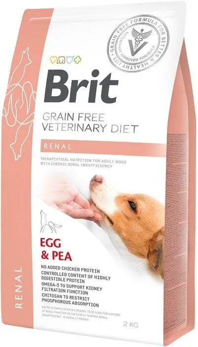 Karma sucha Brit veterinary Brit Grain Free Veterinary Diets Dog Renal Jajko z groszkiem