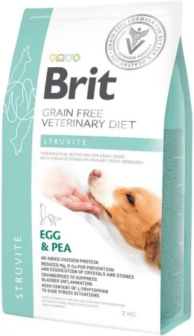 Karma sucha Brit Grain Free Veterinary Diet Struvite dla dorosłych psów Jajko z groszkiem