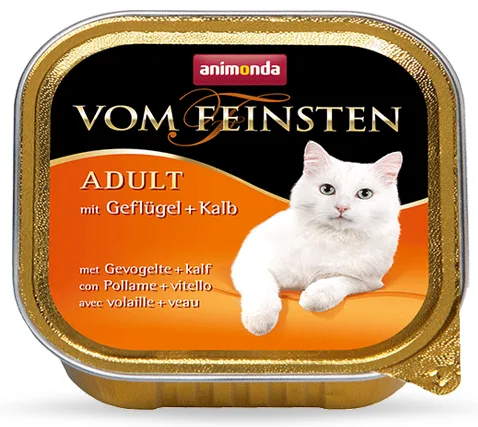 Karma mokra Animonda Vom Feinsten Adult Cat Drób i cielęcina 100 g