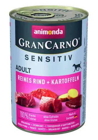 Karma mokra Animonda GranCarno Sensitiv Adult Dog Wołowina i ziemniaki 400 g