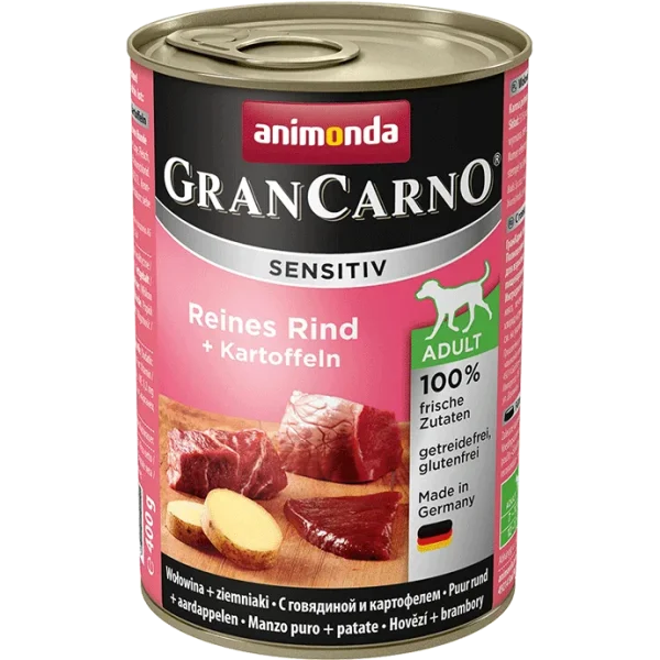 Karma mokra Animonda GranCarno Sensitiv Adult Dog Wołowina i ziemniaki 400 g — widok 2