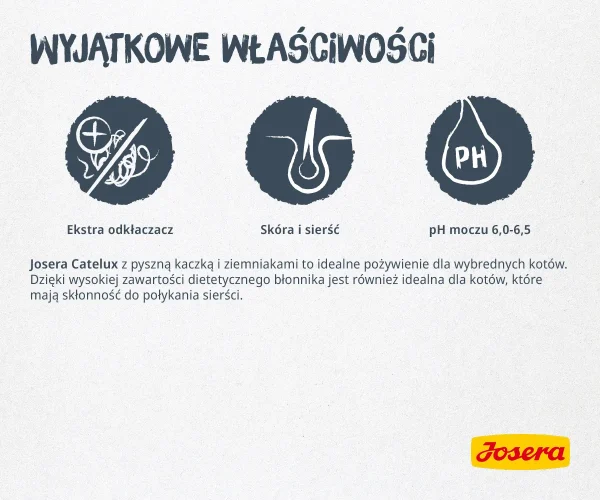 Karma sucha Josera Catelux dla dorosłych kotów 10 kg — widok 4